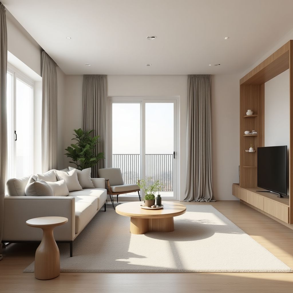 Diseño de apartamento minimalista