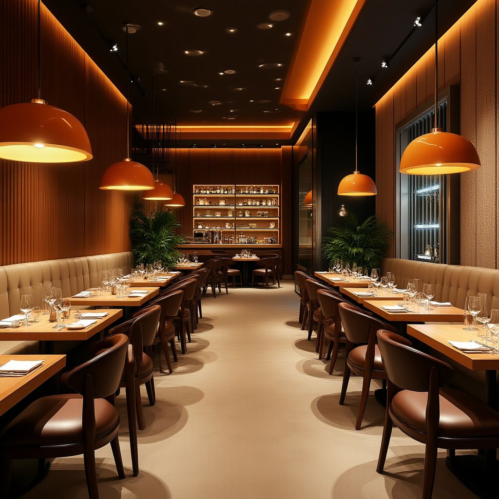 Diseño de restaurante contemporáneo